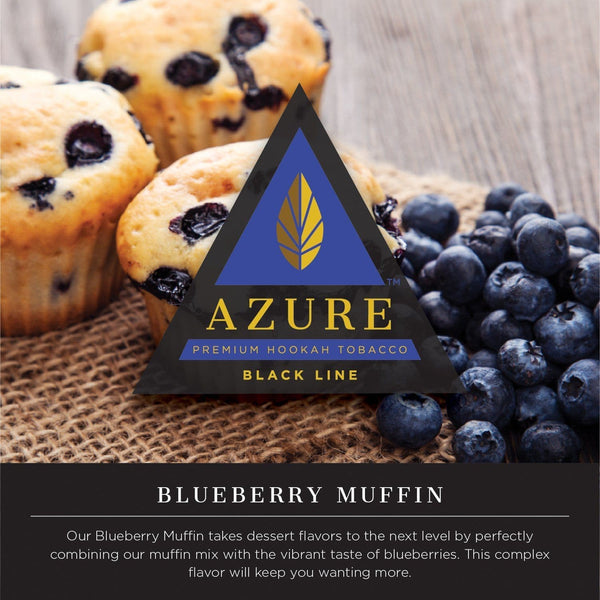 Tobacco Azure Black Line Blueberry Muffin 100g    
