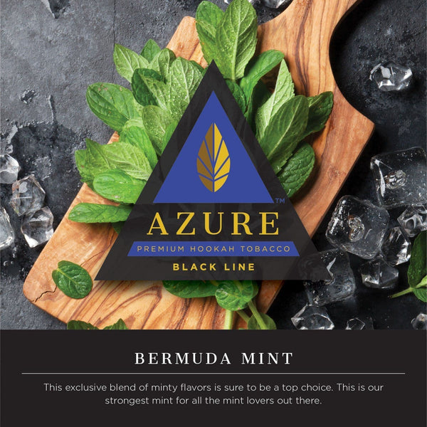 Tobacco Azure Black Line Bermuda Mint 100g    