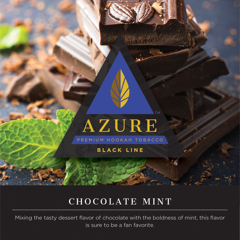 Tobacco Azure Black Line Chocolate Mint 100g    