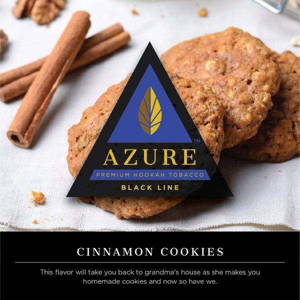 Tobacco Azure Black Line Cinnamon Cookies 100g    