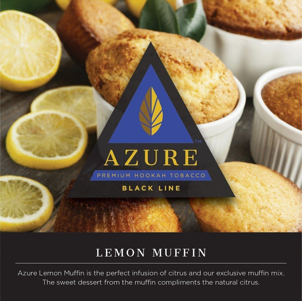 Tobacco Azure Black Line Lemon Muffin 100g    