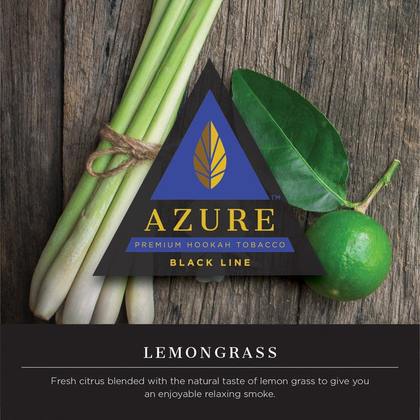 Tobacco Azure Black Line Lemongrass 100g    