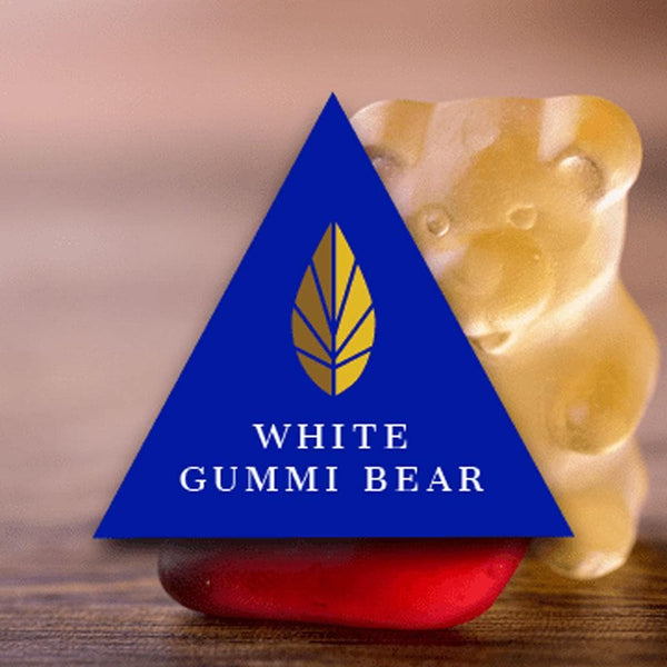 Tobacco Azure Gold Line White Gummi Bear    
