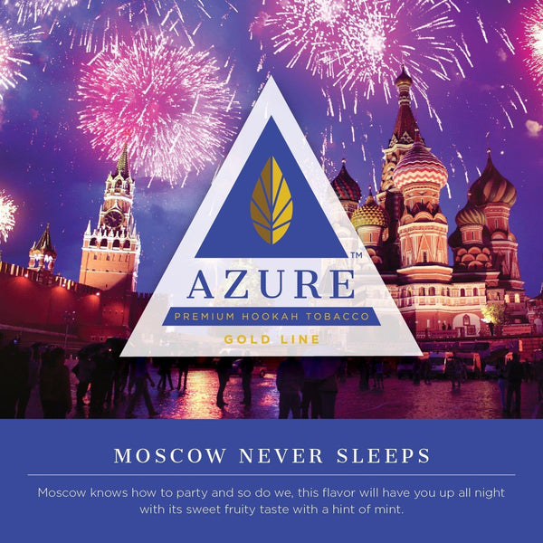 Tobacco Azure Gold Line Moscow Never Sleeps    