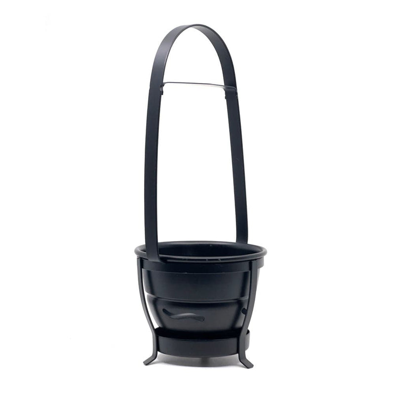 Coal Carrier Black Hookah Charcoal Basket  Medium  