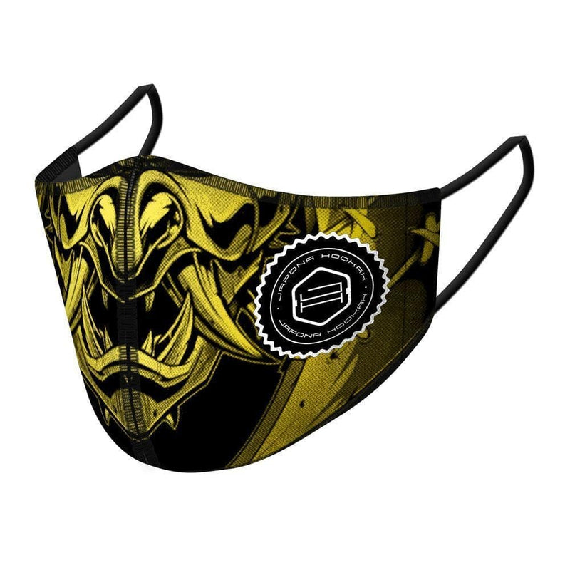 Mask Japona Hookah Mask  Samurai Yellow/Black  