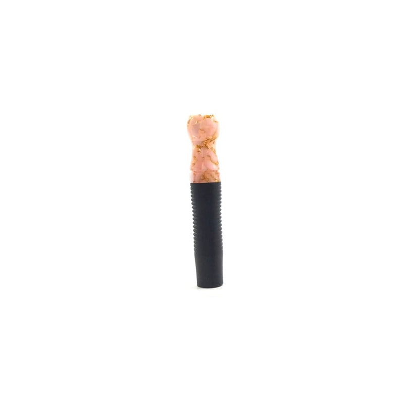 Personal Mouth Tips Cyril Gold Resin Personal Hookah Mouth Tip  Pink  