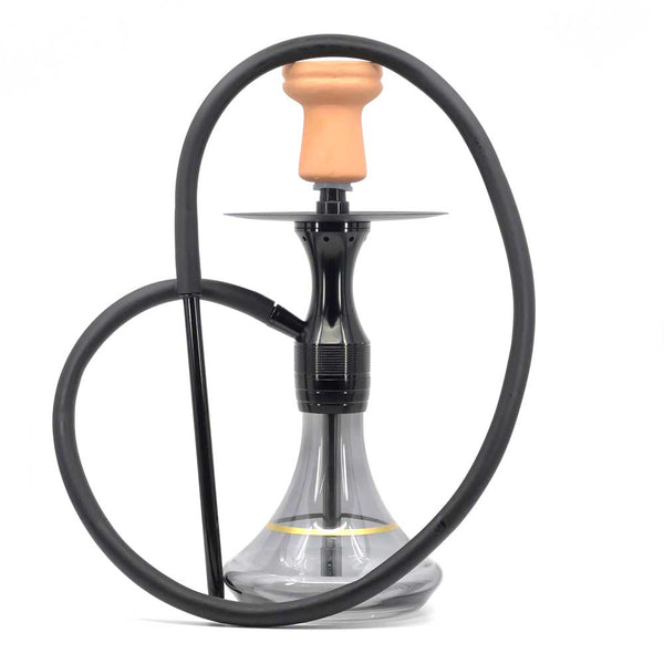 Dropship Black Hookah Set Portable Set With Everything And Bag For