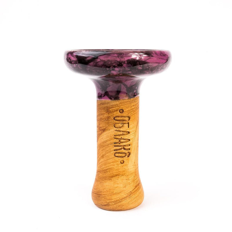 Bowl Oblako Phunnel L Glaze Hookah Bowl  Marble Violet/Black  