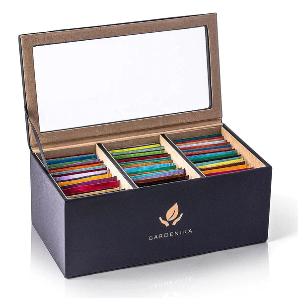 Tea Stash Herbal & Decaf Tea Bags Sampler Gift Box, Caffeine Free Set - 60 Ct, 20 Flavors    