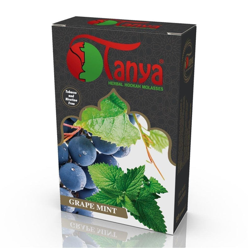 Herbal Shisha Tanya Herbal Shisha  50g Grape Mint 