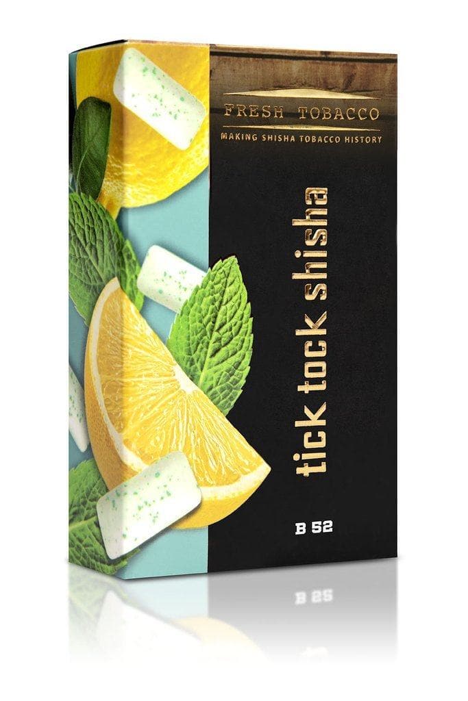 Tobacco Tick Tock Shisha  B52 (Lemon Gum Mint) 100g 