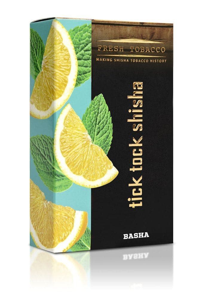 Tobacco Tick Tock Shisha  Basha (Lemon Mint) 100g 