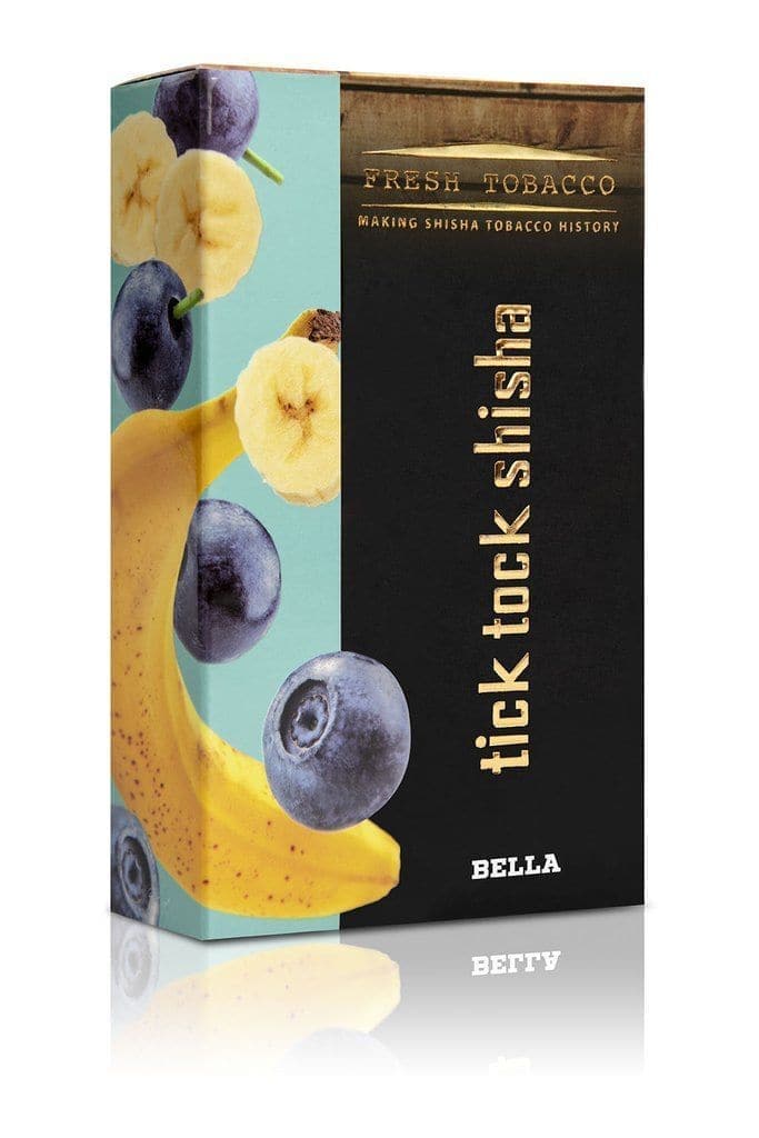 Tobacco Tick Tock Shisha  Bella (Blueberry Banana) 100g 