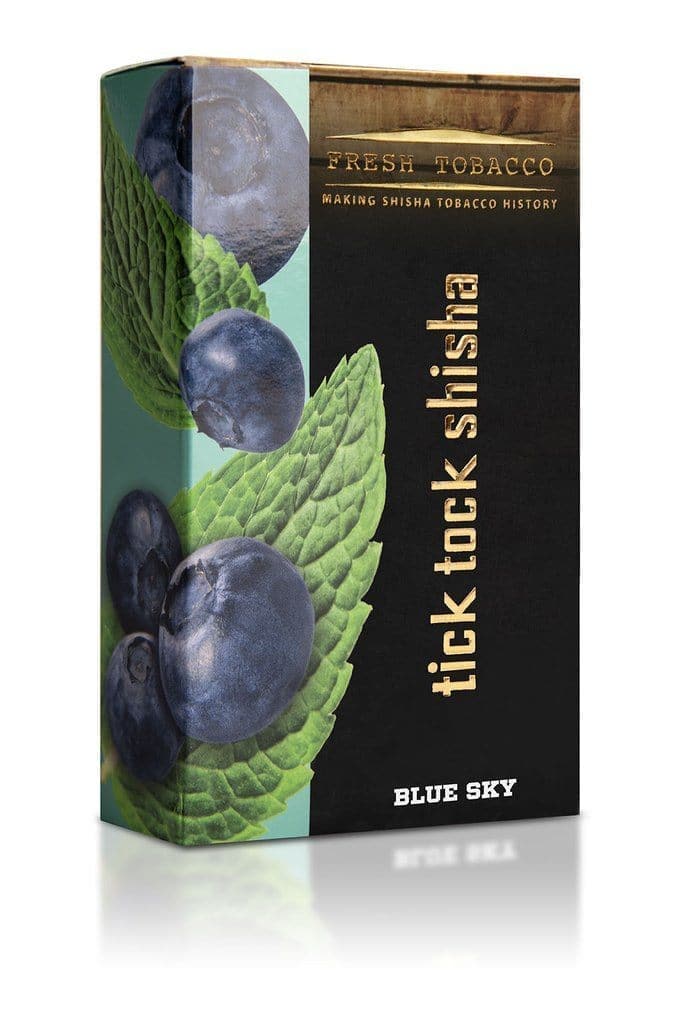 Tobacco Tick Tock Shisha  Blue Sky (Blueberry Mint) 100g 