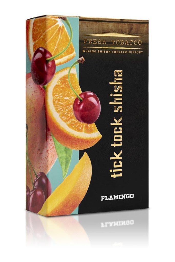 Tobacco Tick Tock Shisha  Flamingo (Mango Orange Cherry) 100g 