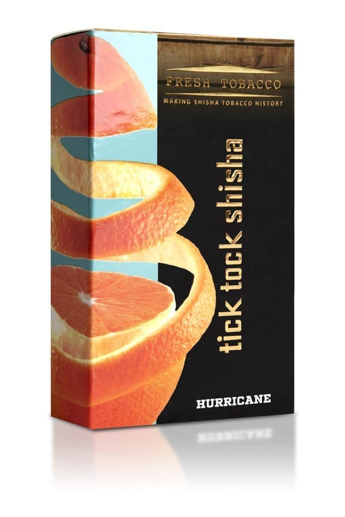Tobacco Tick Tock Shisha  Hurricane (Orange) 100g 