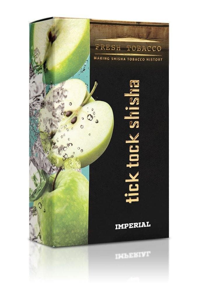 Tobacco Tick Tock Shisha  Imperial (Ice Green Apple) 100g 