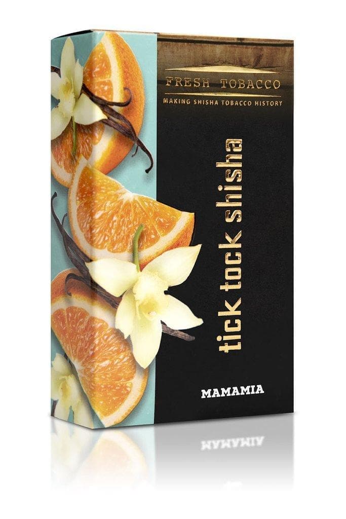 Tobacco Tick Tock Shisha  Mamamia (Orange Vanilla) 100g 
