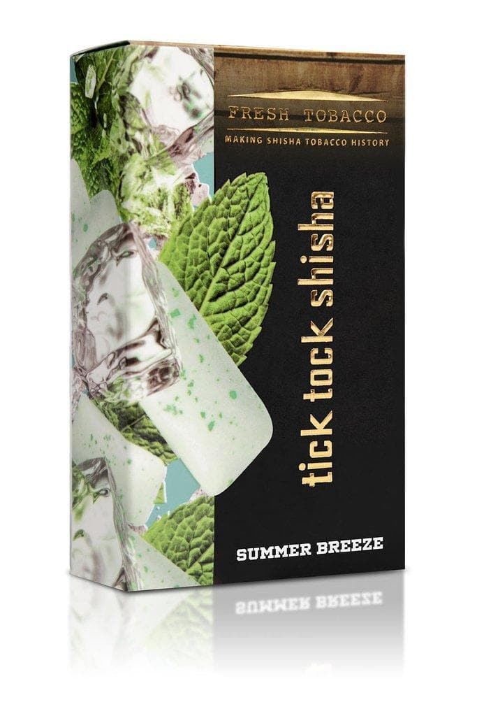 Tobacco Tick Tock Shisha  Summer Breeze (Ice Gum Mint) 100g 
