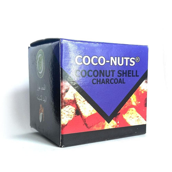 Charcoal Zebra Coco-Nuts Hookahs Coals - Cubettes (27 Pieces)    