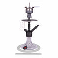 hookah Amy Antique Berry Mini Hookah (072.03)  Black-Clear Base  