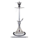 hookah Amy Carbonica Force R Hookah (SS21.01)  White-Clear Base  