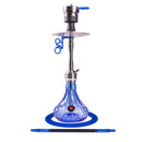 hookah Amy Xpress Fame S Hookah  Steel-Blue Base  