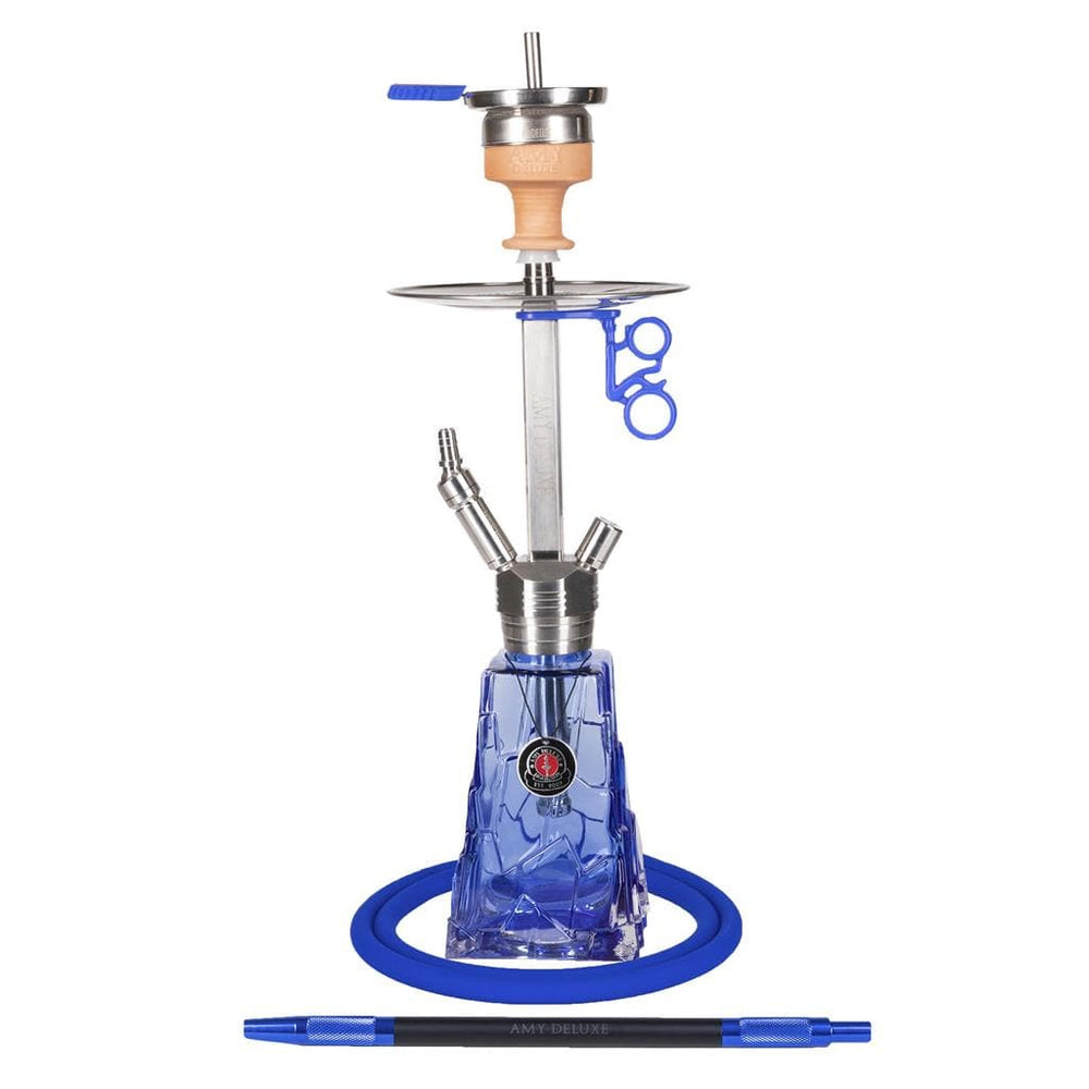 hookah Amy Mini Crystalica Hookah (SS18.02)  Blue  