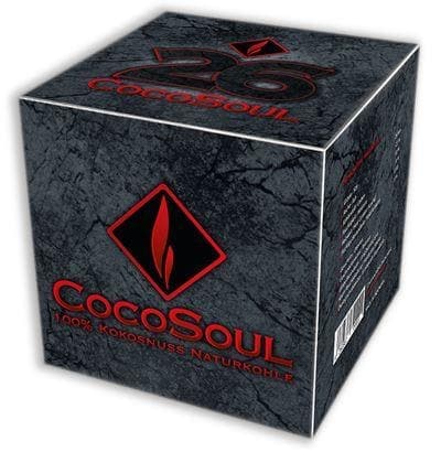 Charcoal Cocosoul - Premium Coconut Hookah Coals 26mm    