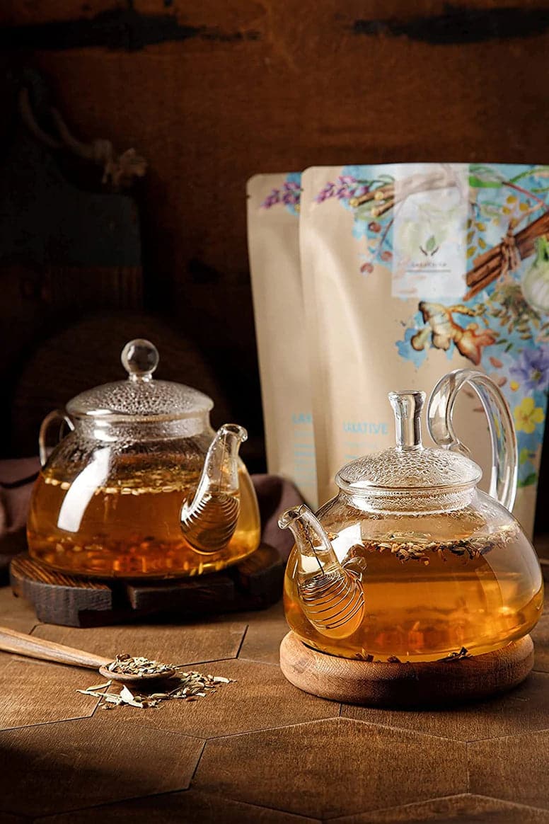 Tea Gardenika Laxative Loose Leaf Herbal Tea, USDA Organic, Caffeine Free - 4 oz (114g)    