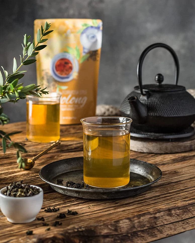 Tea Gardenika Oolong Green Tea, Loose Leaf, USDA Organic, 55+ Cups – 4 Oz (113g)    