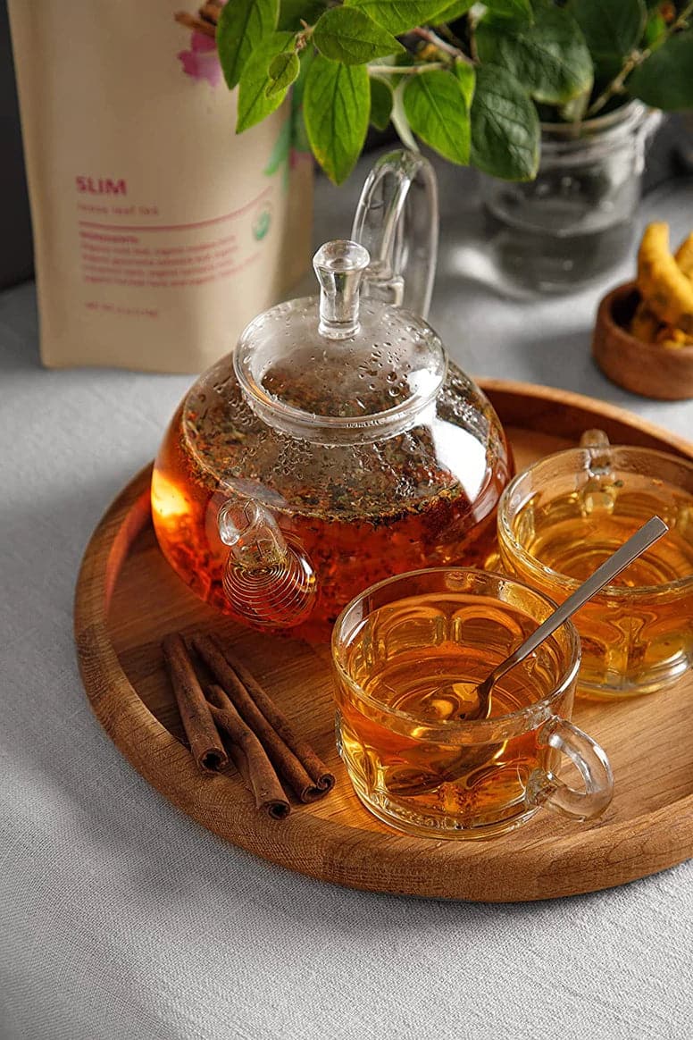 Tea Gardenika Slim Loose Leaf Herbal Tea, USDA Organic, Caffeine Free - 4 oz (114g)    